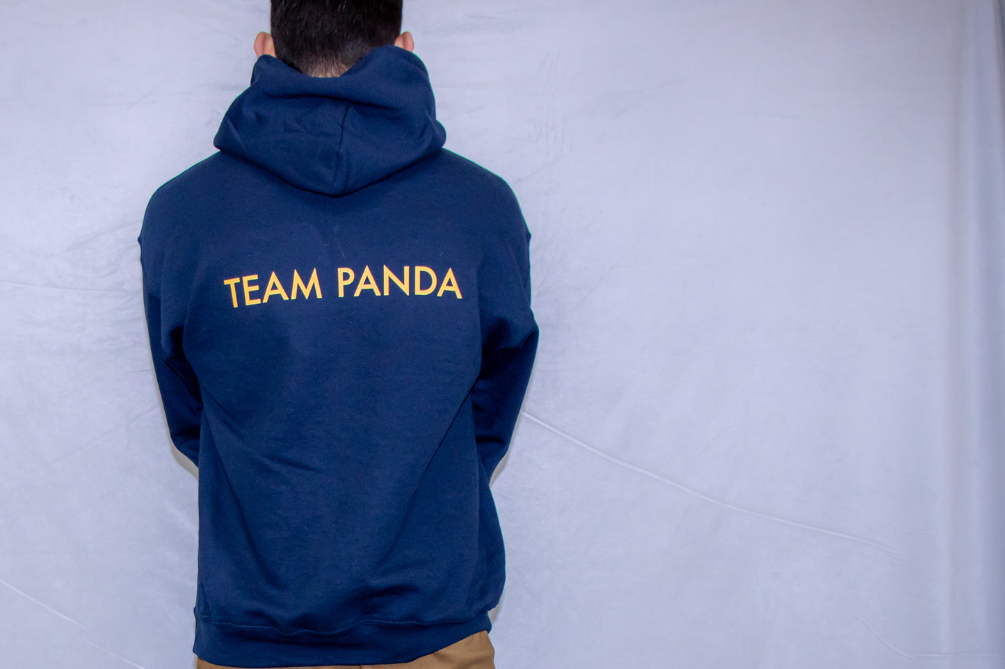 Gold Panda Hoodie (Navy Blue)