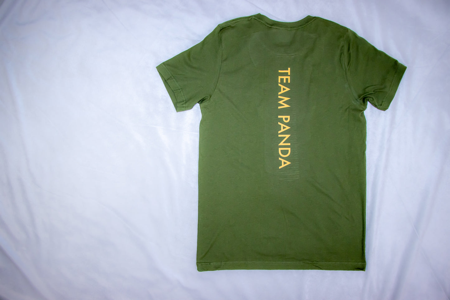 Gold Panda Short sleeve t-shirt (Olive)