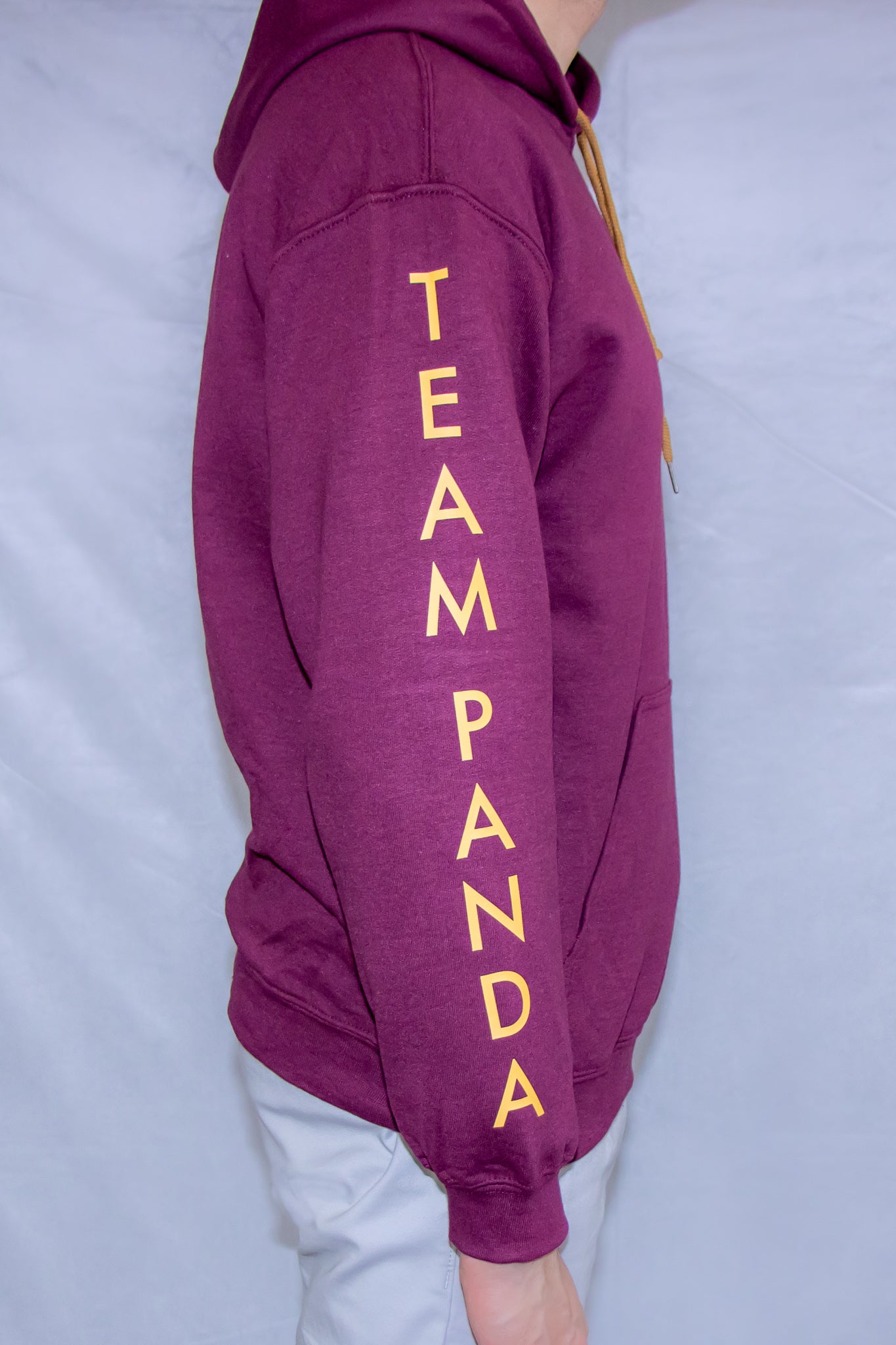 Gold Panda Hoodie (Maroon)