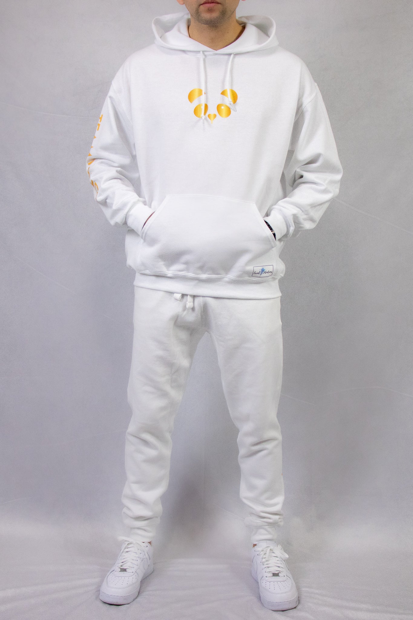 Team Panda Sweat Pant Joggers (White)