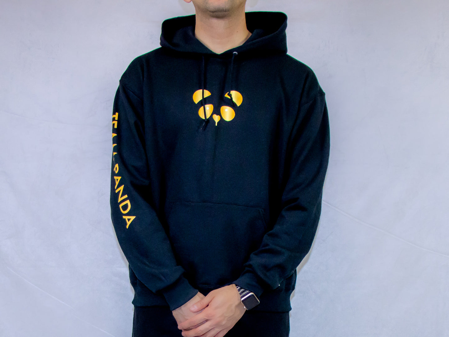 Gold Panda Hoodie (Black)