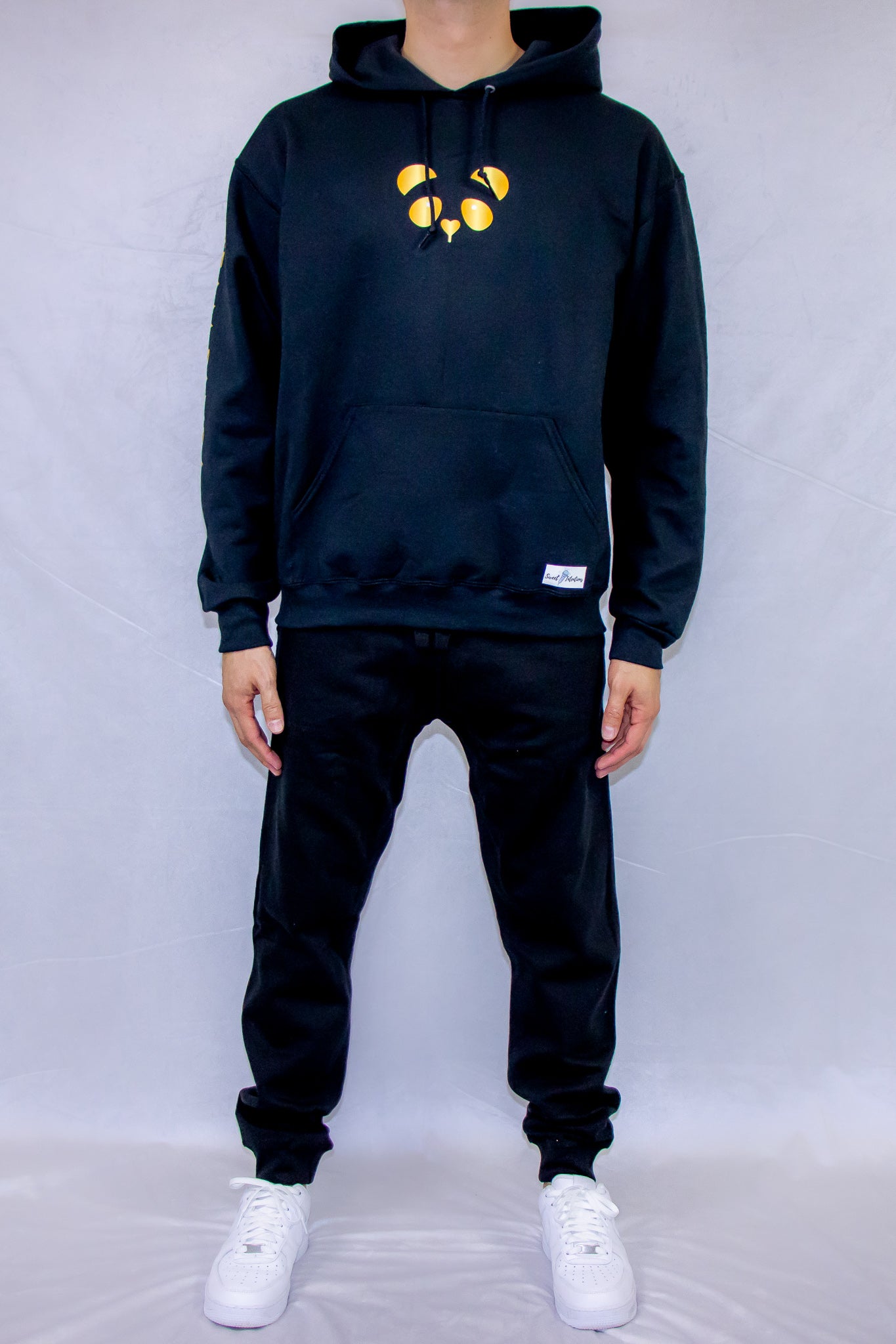 Gold Panda Hoodie (Black)