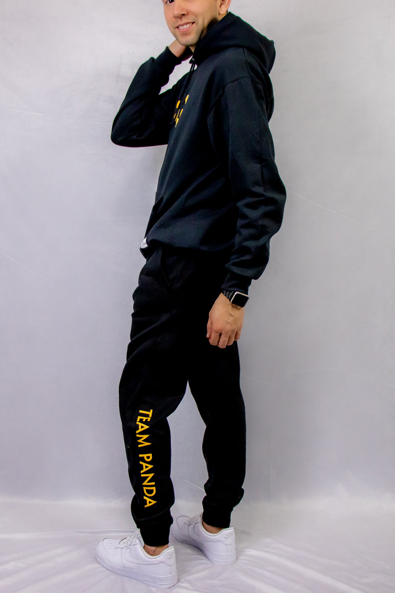 Team Panda Sweat Pant Joggers (Black)