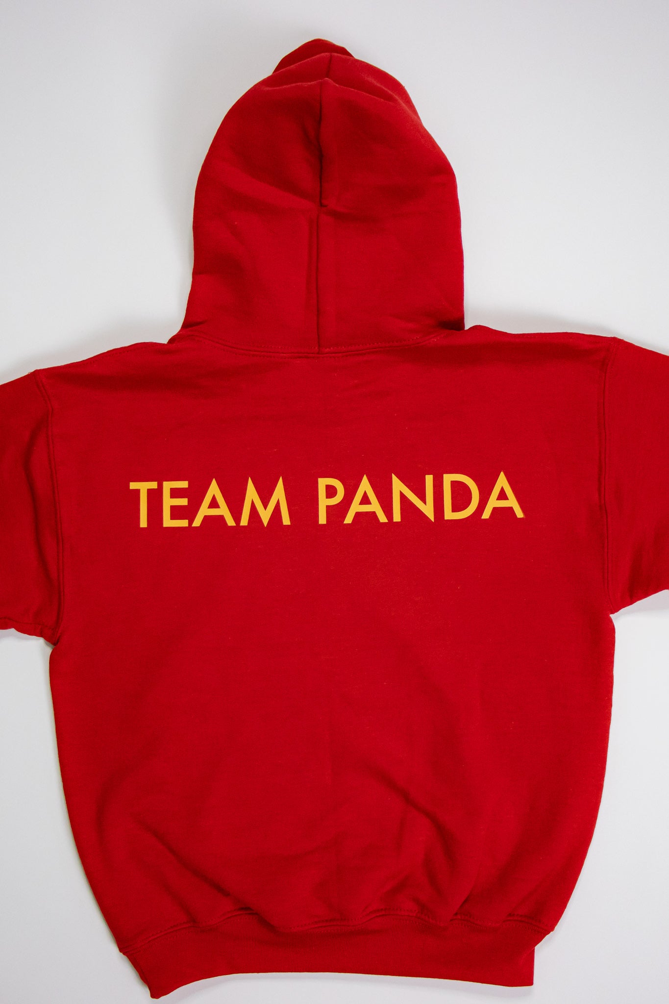 Gold Panda Hoodie-Youth Size (Red)