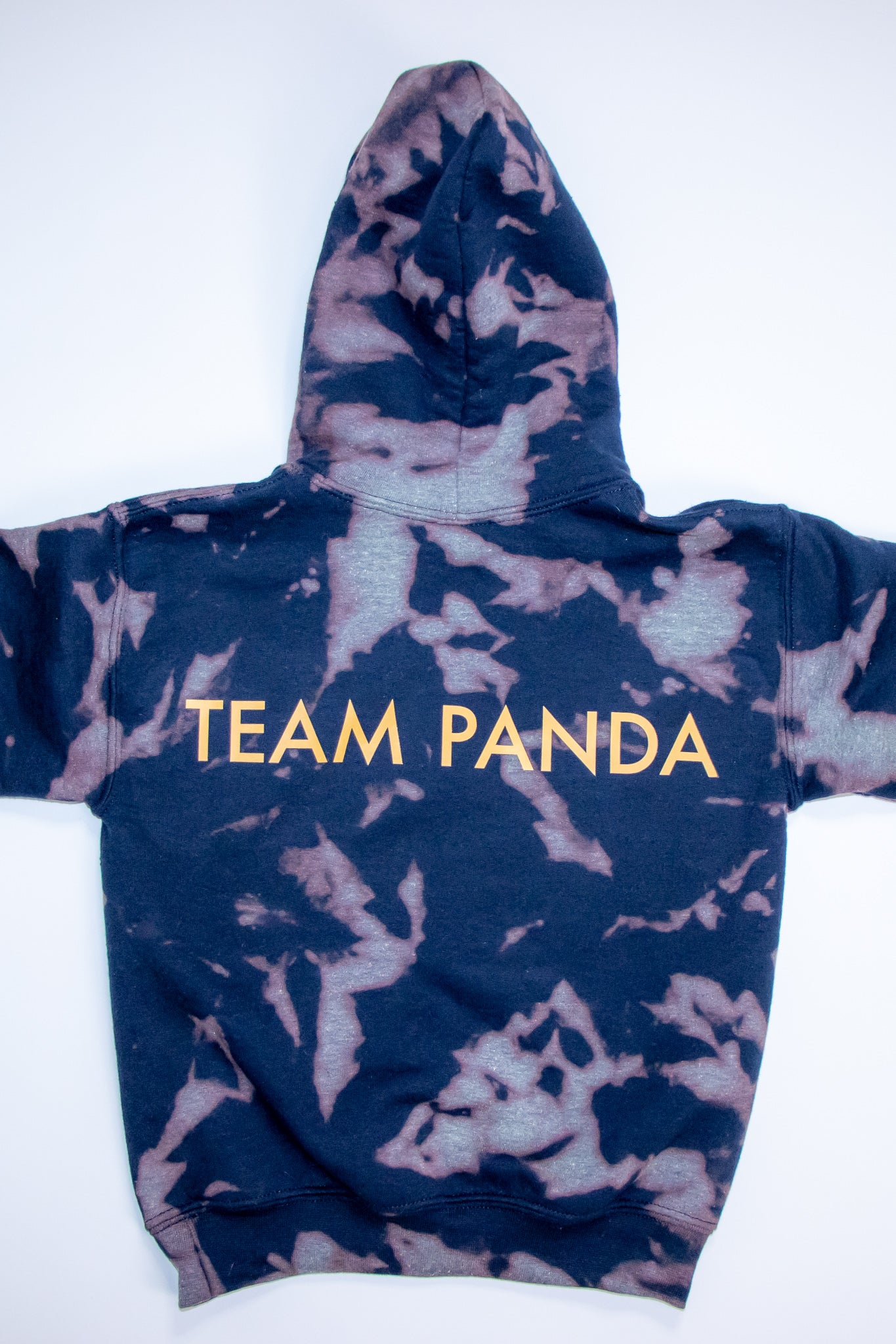 Gold Panda Tie Dye Hoodie-Youth (Navy Blue)