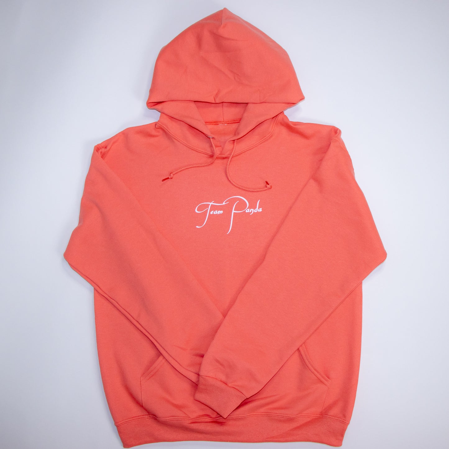 Team Panda Logo Hoodie (Sunset Coral)