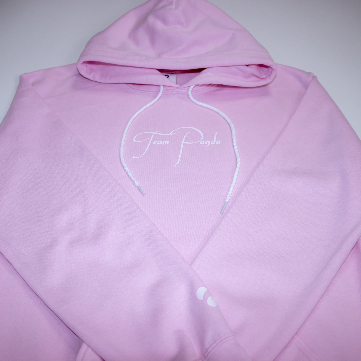 Team Panda Logo Hoodie (LIGHT PINK)