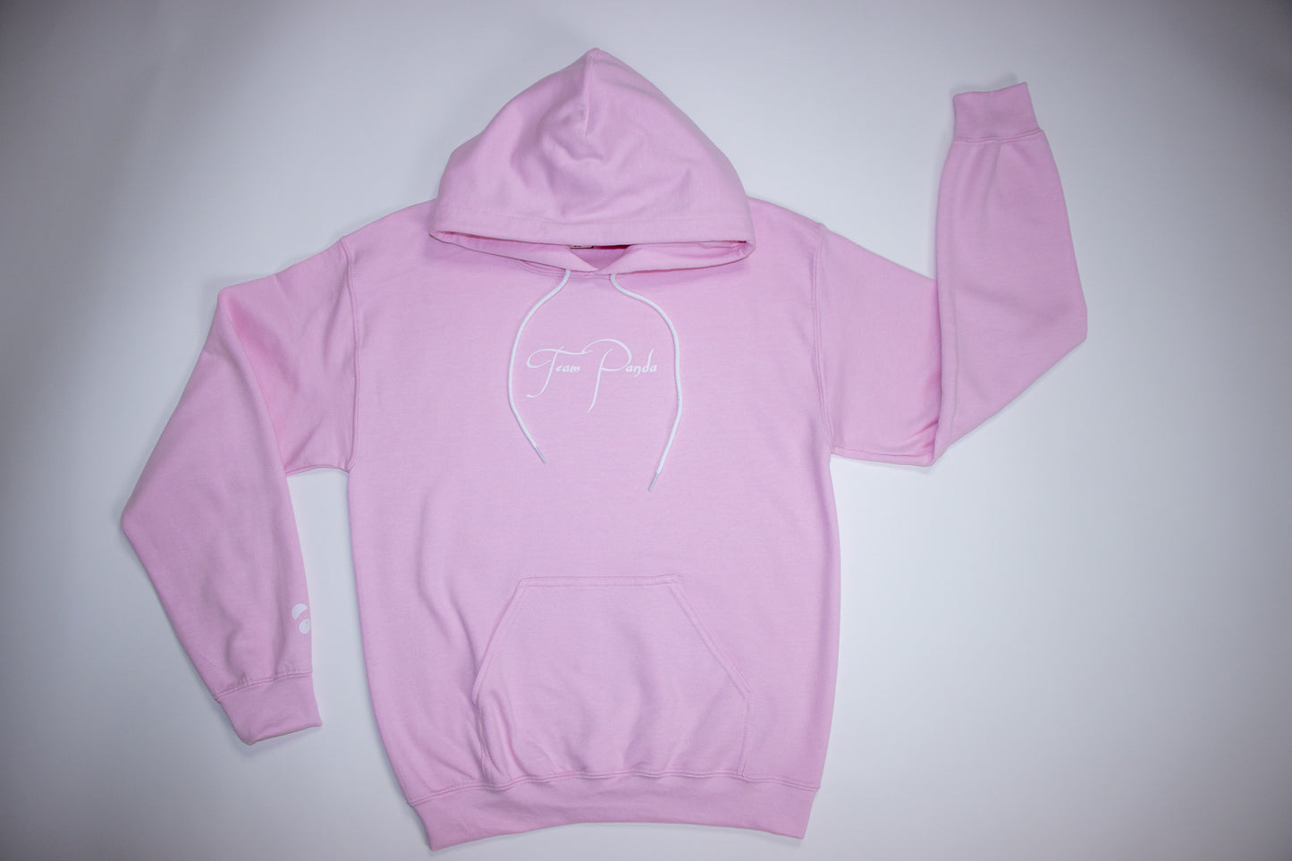 Team Panda Logo Hoodie (LIGHT PINK)