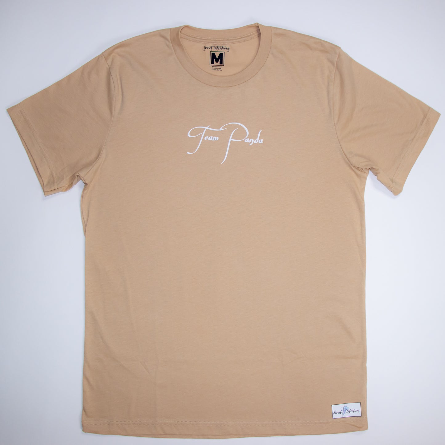 Team Panda Short sleeve t-shirt (Sand Dune)