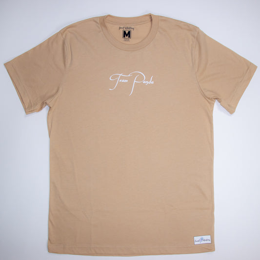 Team Panda Short sleeve t-shirt (Sand Dune)