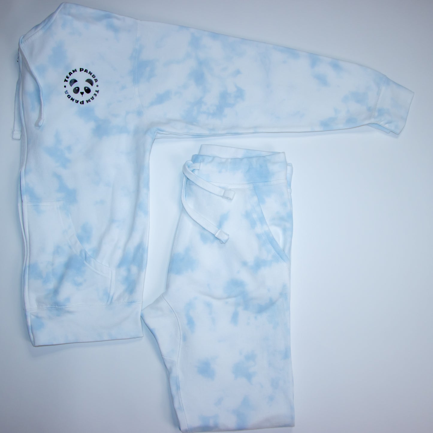 Tie Dye Sweat Pant Joggers (SKY BLUE, WHITE)