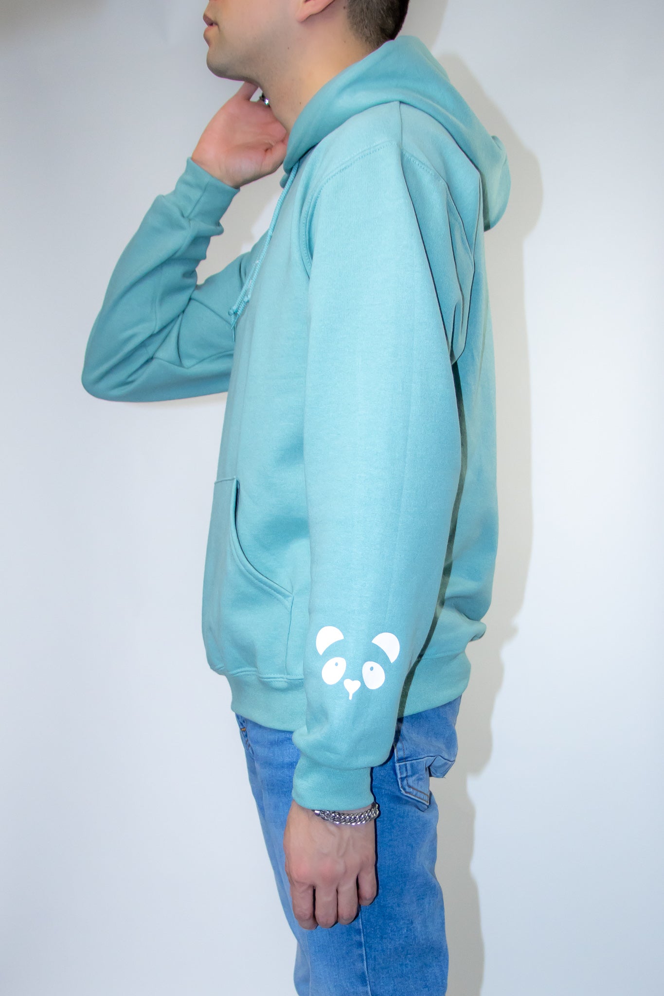 Team Panda Logo Hoodie (SAGE)