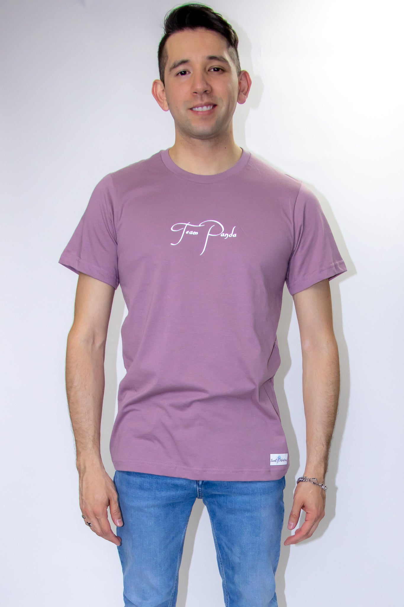 Team Panda Short sleeve t-shirt (Orchid)