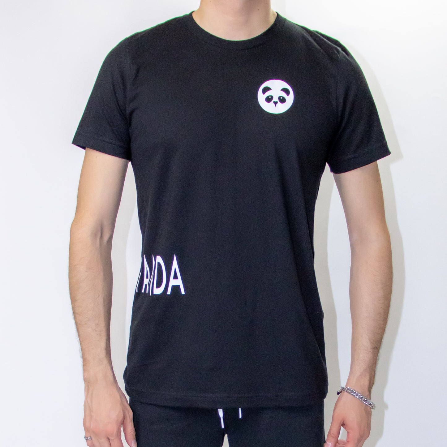 Team Panda Short sleeve t-shirt (Black)