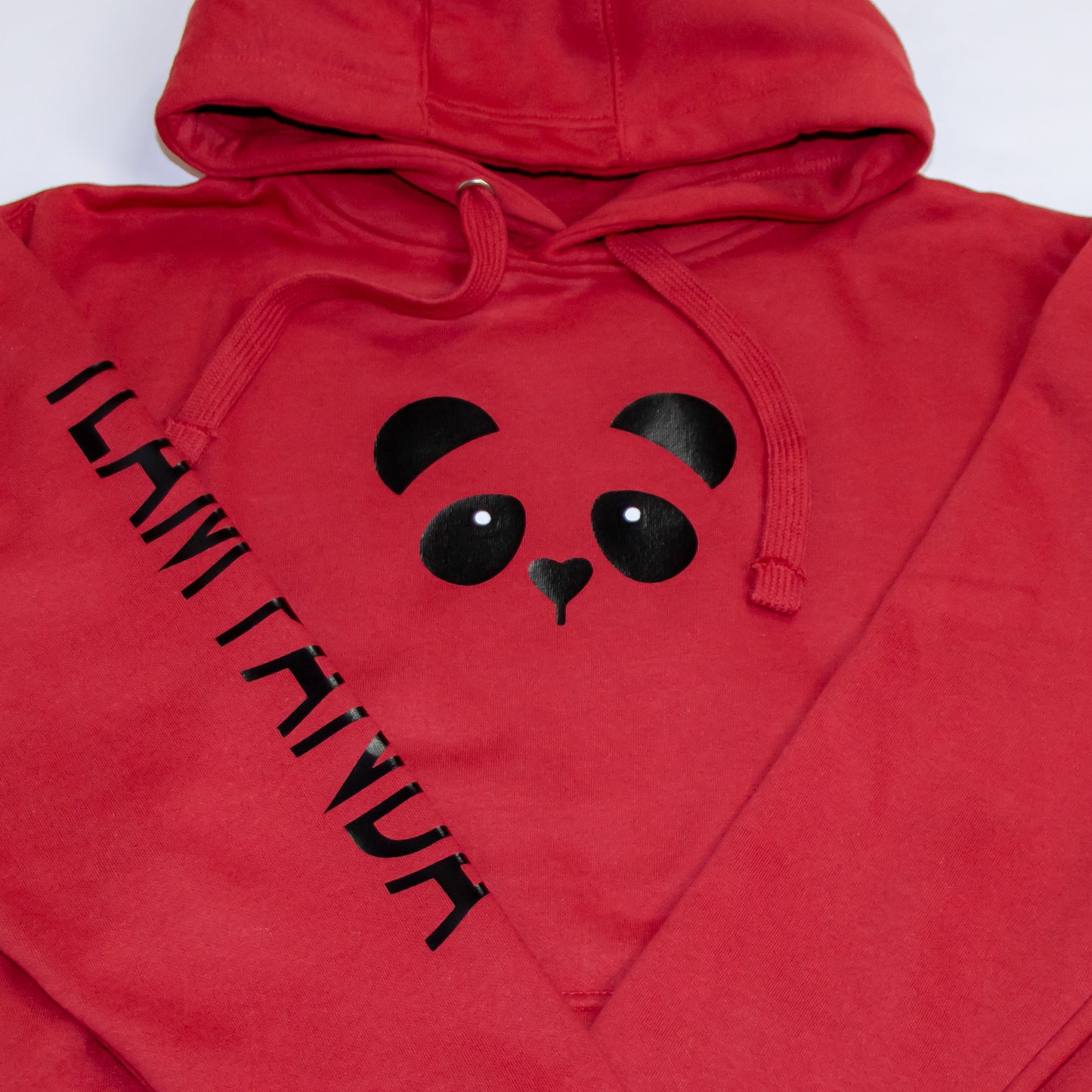 Team Panda Hoodie (Red/Black)