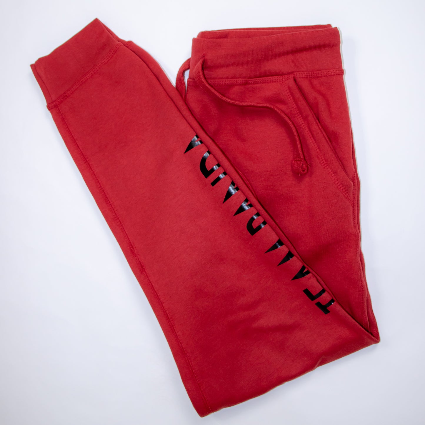 Team Panda Sweat Pant Joggers (Red/Black)