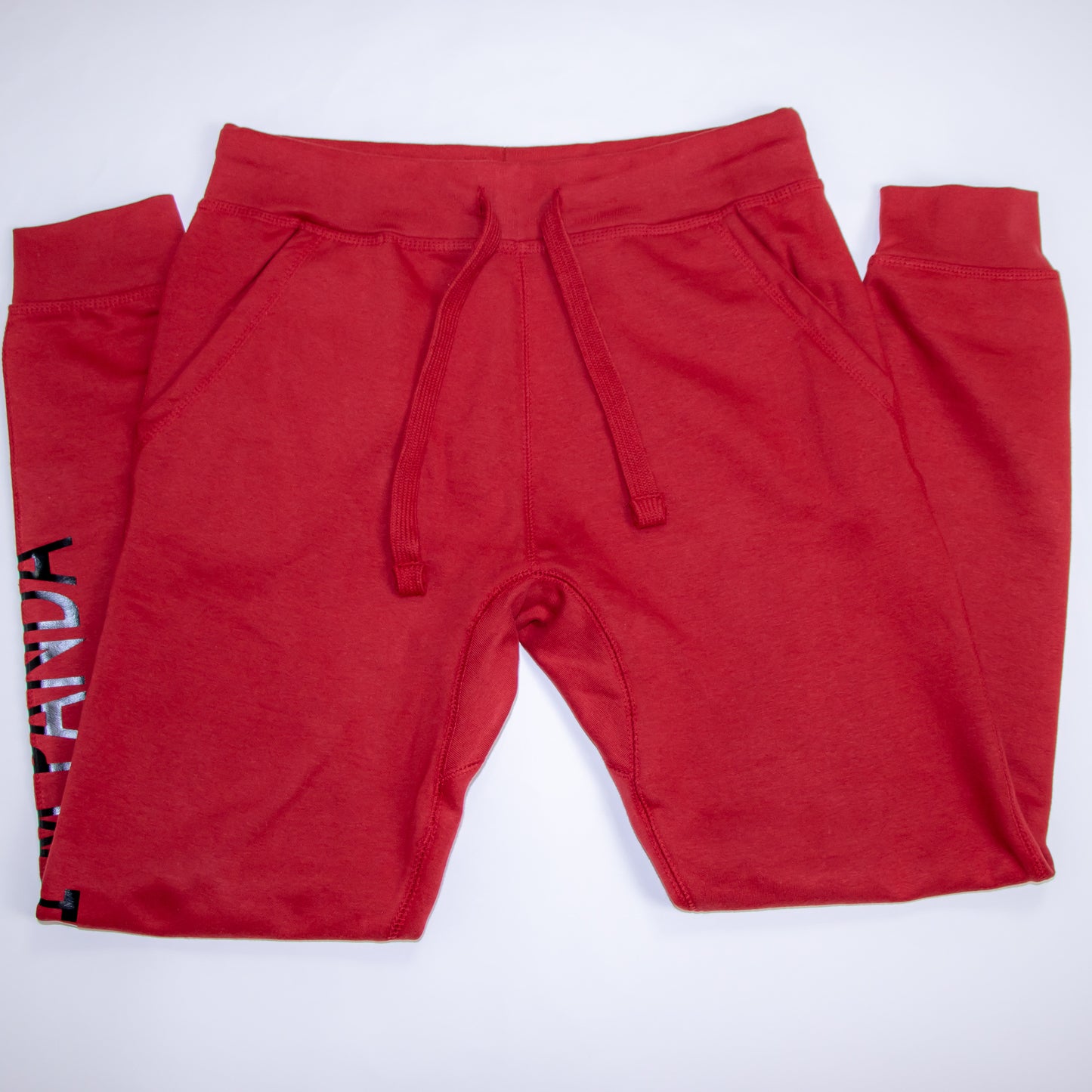 Team Panda Sweat Pant Joggers (Red/Black)