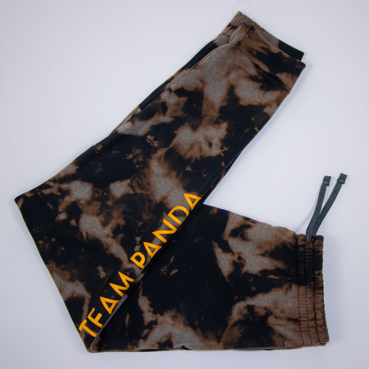 Bleached Team Panda Joggers (Black)