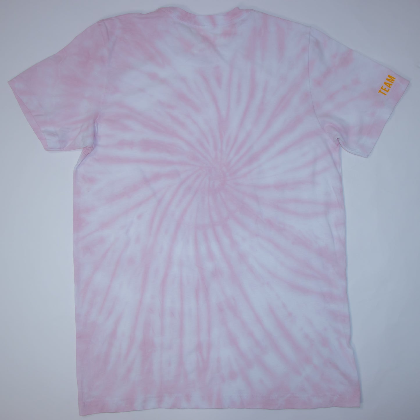 Tie-Dye Team Panda Logo T-Shirt (Rose Pink)