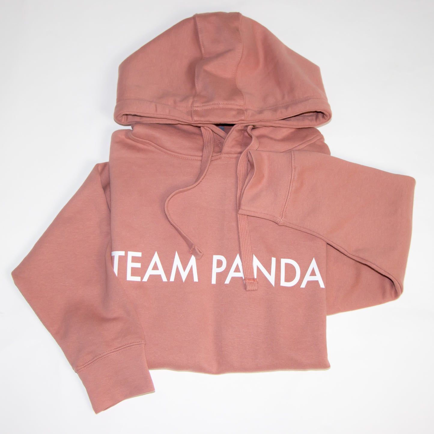 Dusty Rose Team Panda Hoodie